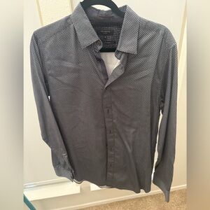 Ted Baker Men's Black and White Geometric Shirt